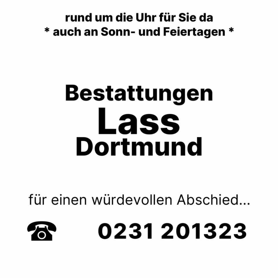Beerdigungen Hombruch Südfriedhof